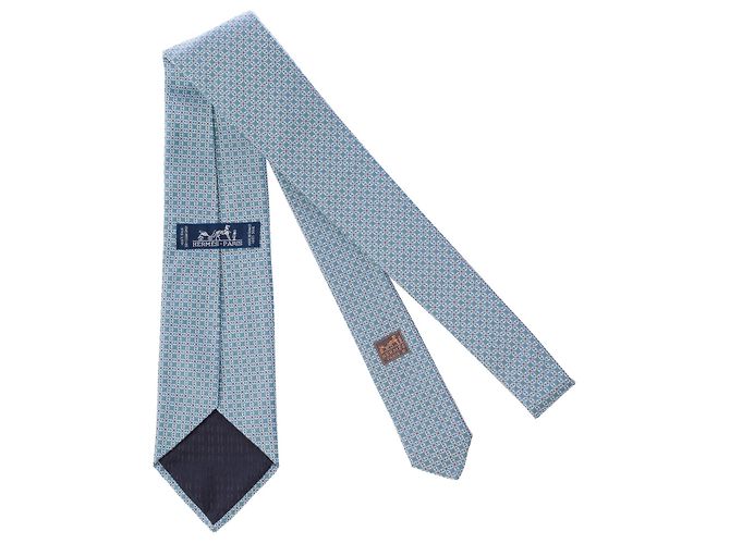 Hermès HERMES Silk Accessory Blue - 104071 - view 4