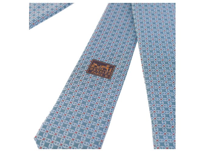 Hermès HERMES Silk Accessory Blue - 104071 - view 5
