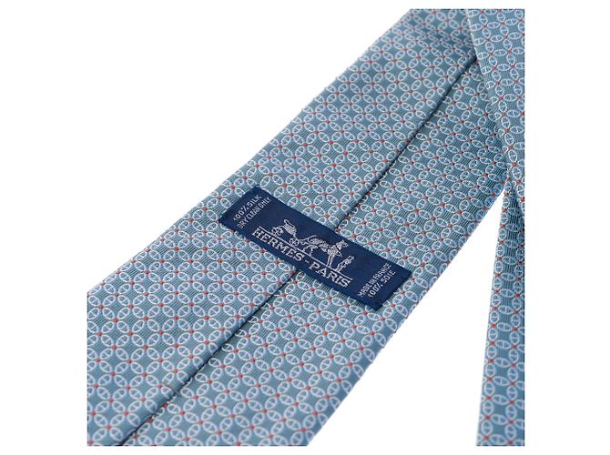 Hermès HERMES Silk Accessory Blue - 104071 - view 6
