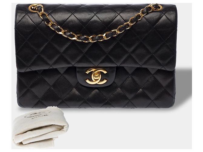 Borsa CHANEL Timeless/Classique in Pelle Nera - 104066 - vista 3