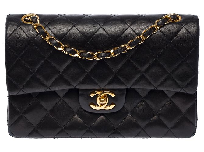 Borsa CHANEL Timeless/Classique in Pelle Nera - 104066 - vista 4