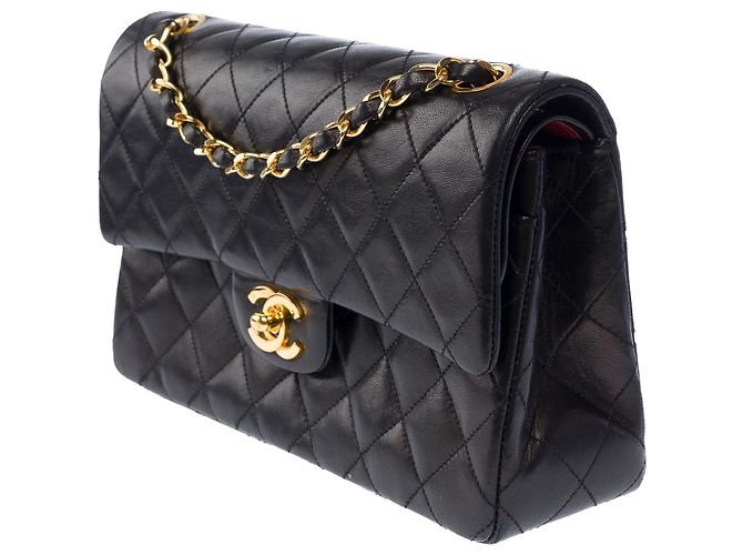 Borsa CHANEL Timeless/Classique in Pelle Nera - 104066 - vista 6