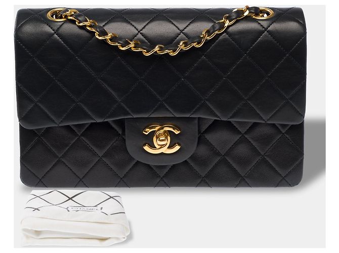 Borsa CHANEL Timeless/Classique in Pelle Nera - 104065 - vista 3