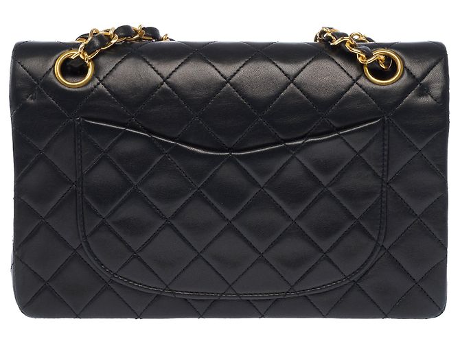 Borsa CHANEL Timeless/Classique in Pelle Nera - 104065 - vista 5