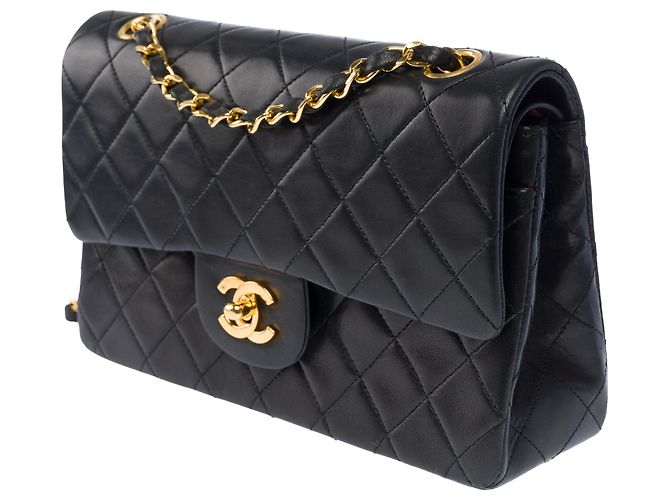 Borsa CHANEL Timeless/Classique in Pelle Nera - 104065 - vista 6