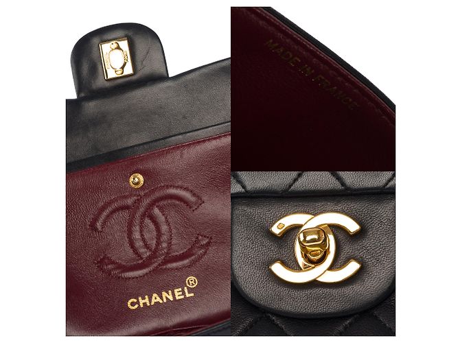 Borsa CHANEL Timeless/Classique in Pelle Nera - 104065 - vista 7