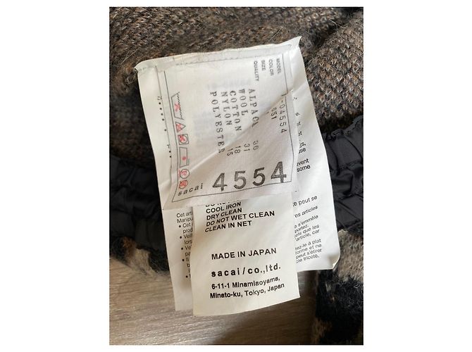 Sacai Strickpullover mit Rollkragen und Leopardenprint - Ansicht 6