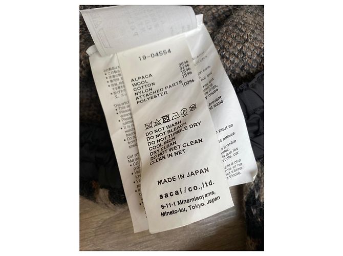 Sacai Strickpullover mit Rollkragen und Leopardenprint - Ansicht 7