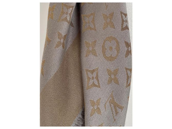 Xale Louis Vuitton Monogram em seda e lã - vista 5