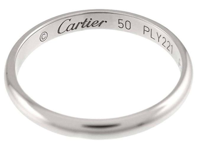 Cartier 1895 Classic Platin Bandring - Ansicht 3