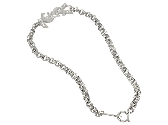 Pulsera de dijes plateada Yves Saint Laurent - vue 3