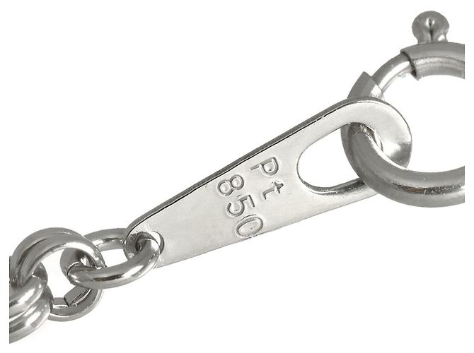 Pulsera de dijes plateada Yves Saint Laurent - vue 5