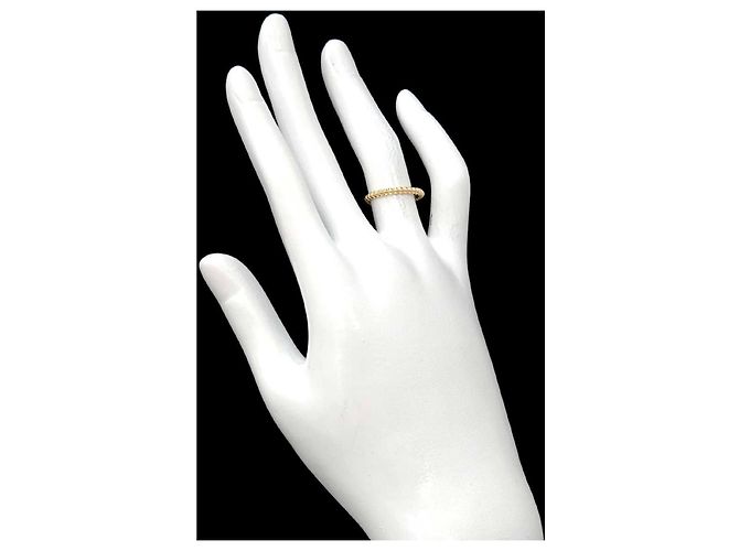 Anillo Perlée Small Van Cleef & Arpels en oro amarillo 18K - vista 7