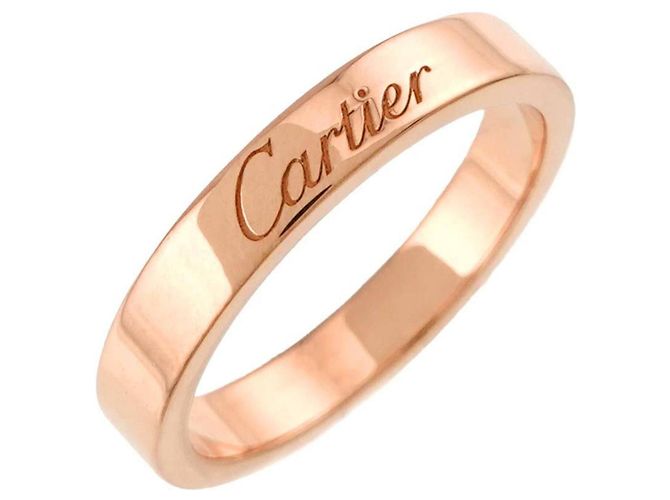 Anello Cartier C de in oro rosa 18K - vista 5
