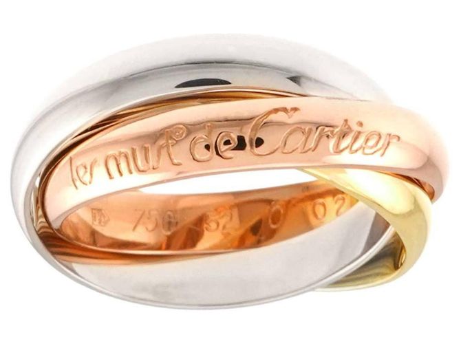 Bague Cartier Trinity en or 18K tricouleur - vue 2