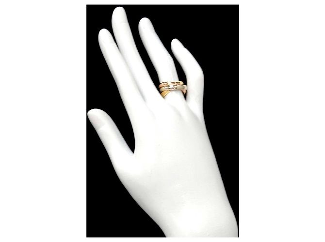Bague Cartier Trinity en or 18K tricouleur - vue 7