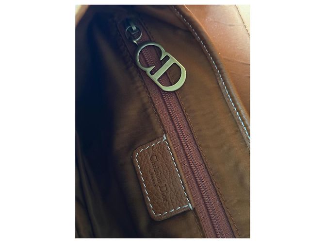 Bolsa Dior Saddle em couro castanho - vista 10