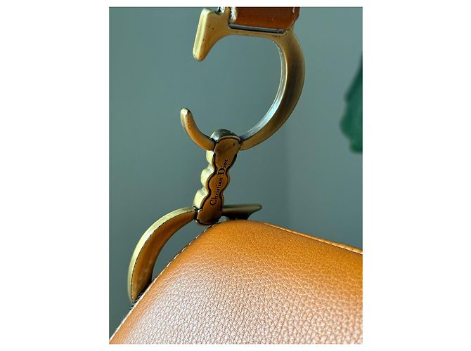 Bolsa Dior Saddle em couro castanho - vista 6