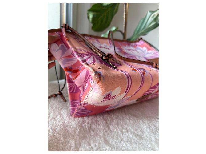 Borsa Loewe Paula's Ibiza in tela stampata floreale - vista 4