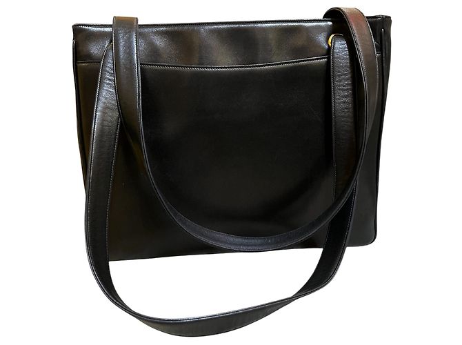 1991 Chanel Lambskin CC Studded Logo Tote - Ansicht 4