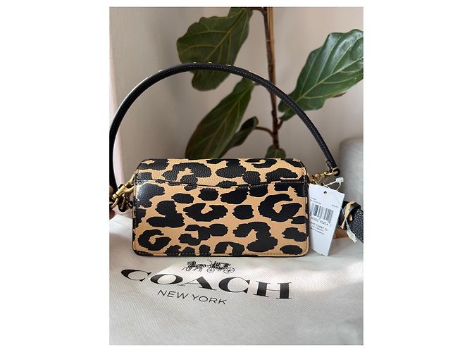 Borsa a tracolla Coach Tabby stampa leopardata - vista 2