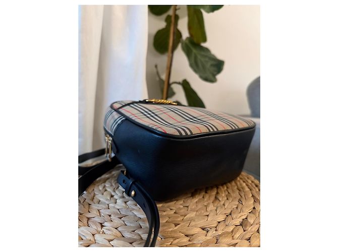 Zaino Burberry in tela Check - vista 5