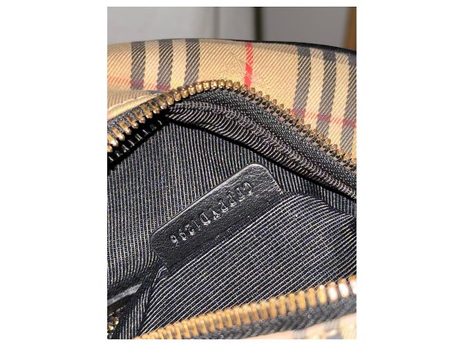 Zaino Burberry in tela Check - vista 7
