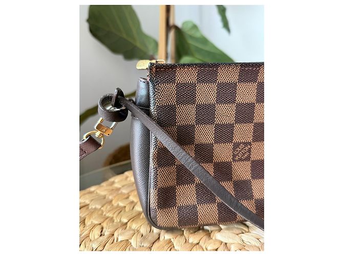 Louis Vuitton Borsa a Tracolla Damier Ebene - vista 3