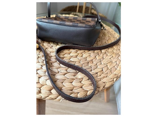 Louis Vuitton Borsa a Tracolla Damier Ebene - vista 7