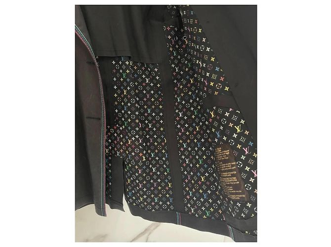 Louis Vuitton Multicolor Monogram Cotton Trench Coat - view 4
