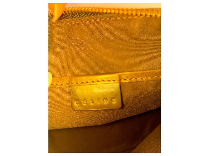 CÉLINE Borsa Hobo C Macadam Camoscio Marrone - vista 3