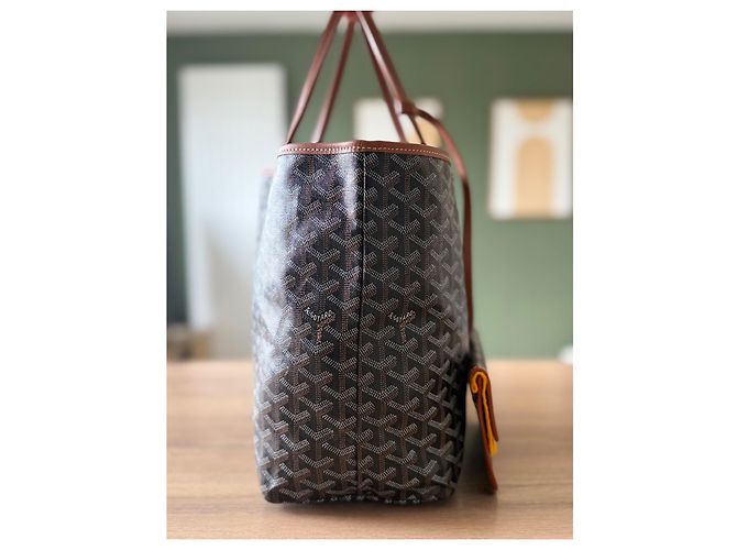 Goyard Saint Louis PM Borsa Tote Gold - vista 4
