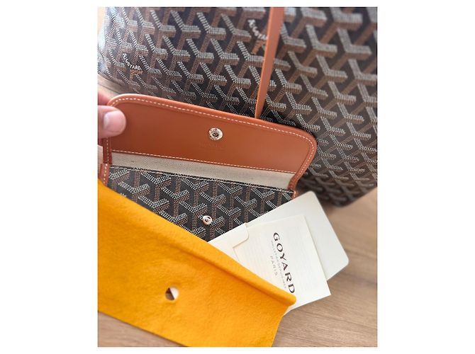 Goyard Saint Louis PM Borsa Tote Gold - vista 9