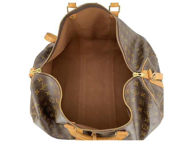 Louis Vuitton Borsa da viaggio Vintage Monogram Canvas Keepall Bandouliere 55 - vista 5