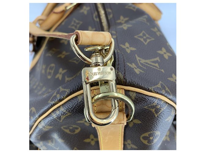 Louis Vuitton Borsa da viaggio Vintage Monogram Canvas Keepall Bandouliere 55 - vista 7