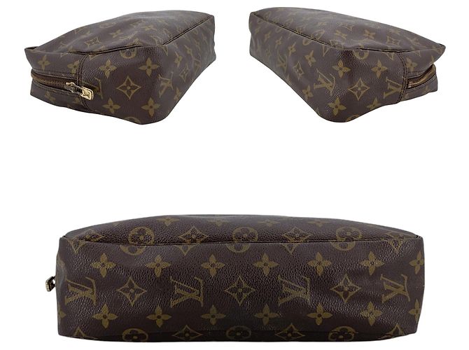 Louis Vuitton Borsa a Mano Vintage Brown Monogram Canvas Trousse de Toilette 28 - vista 4