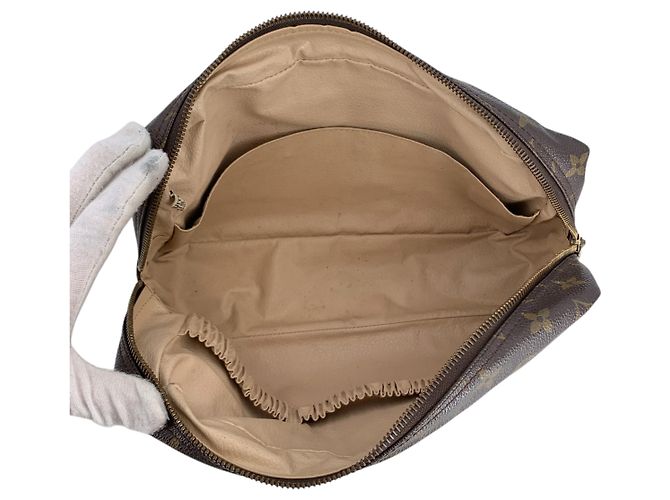 Louis Vuitton Borsa a Mano Vintage Brown Monogram Canvas Trousse de Toilette 28 - vista 5