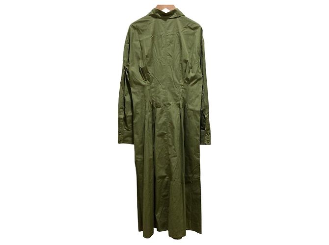 Max Mara Studio Vestido Camisa Longo em Algodão Puro - vista 4