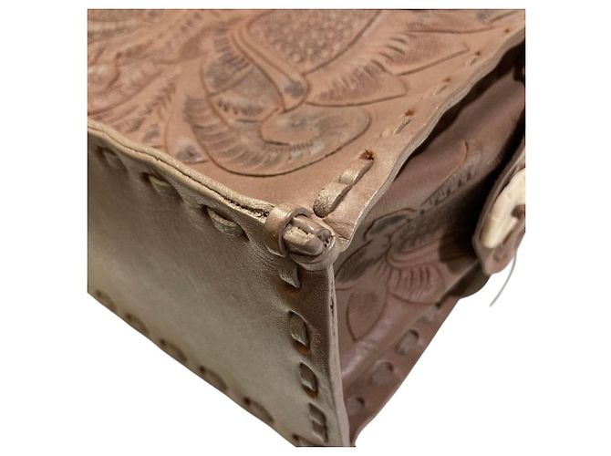 Autre Marque Bolsa de couro Maestra S Carving Tribes - vista 10