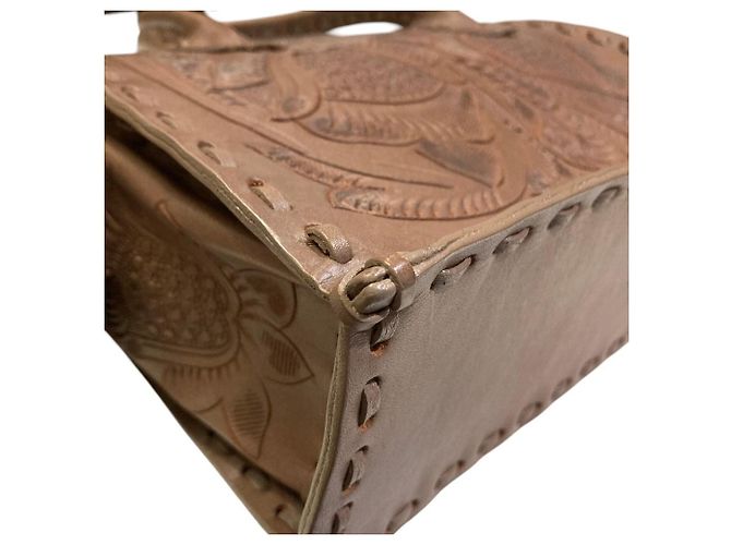Autre Marque Bolsa de couro Maestra S Carving Tribes - vista 11