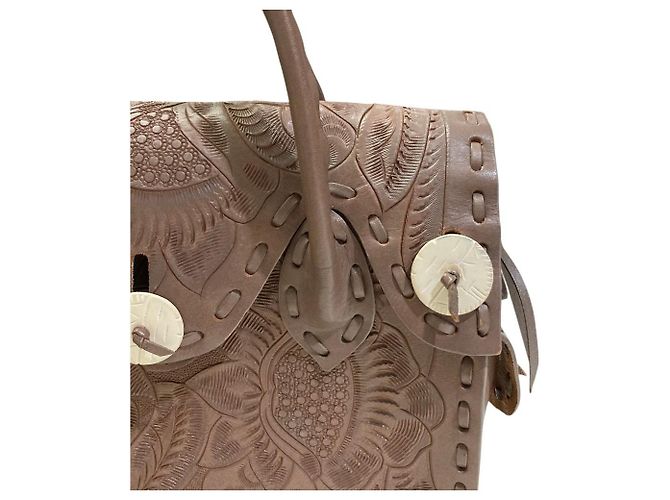 Autre Marque Bolsa de couro Maestra S Carving Tribes - vista 2