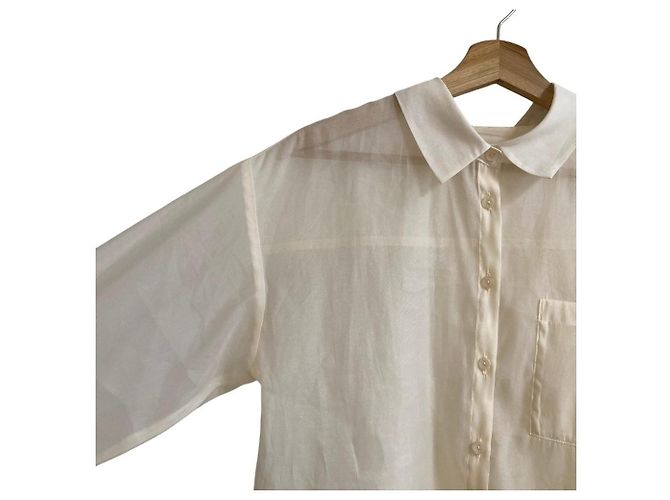 Autre Marque Rirandture Chiffon-Bluse mit langen Ärmeln - Ansicht 3
