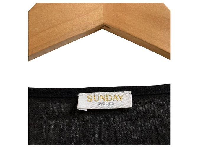 Autre Marque SUNDAY ATELIER Durchsichtiges langes Kleid - Ansicht 4