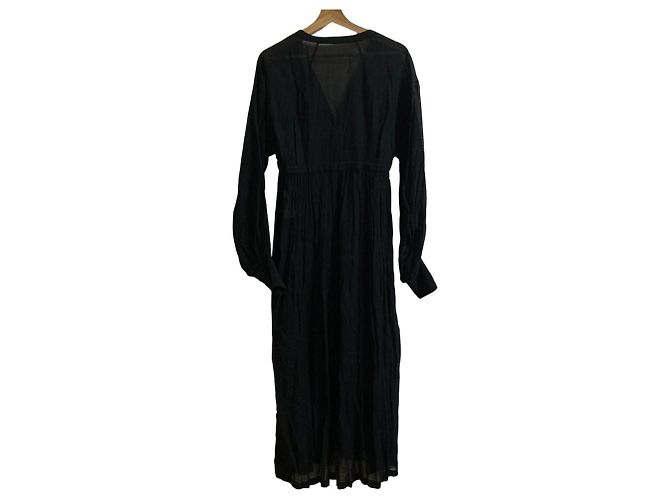 Autre Marque M M ATTACHMENT Vestido largo plisado - vista 2