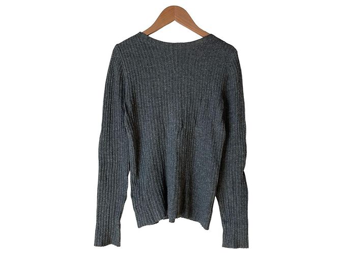 Autre Marque Todayful Boatneck Rippstrick-Pullover - Ansicht 2