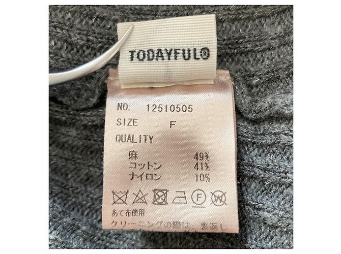 Autre Marque Todayful Boatneck Rippstrick-Pullover - Ansicht 4