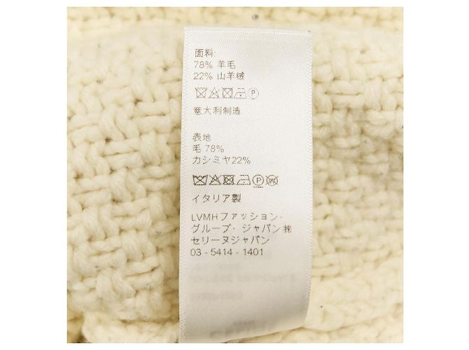 Céline Celine Grobstrickpullover aus Kaschmir und Wolle mit Zopfmuster - Ansicht 12