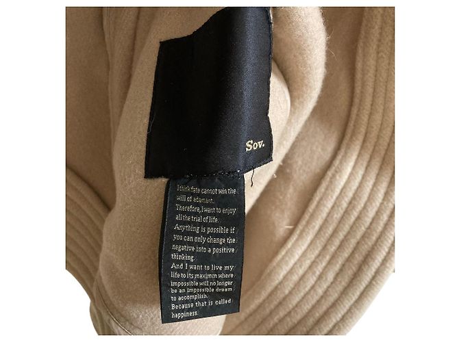Autre Marque Sov Blue Fox Fur Ponte Poncho Mantel - Ansicht 5