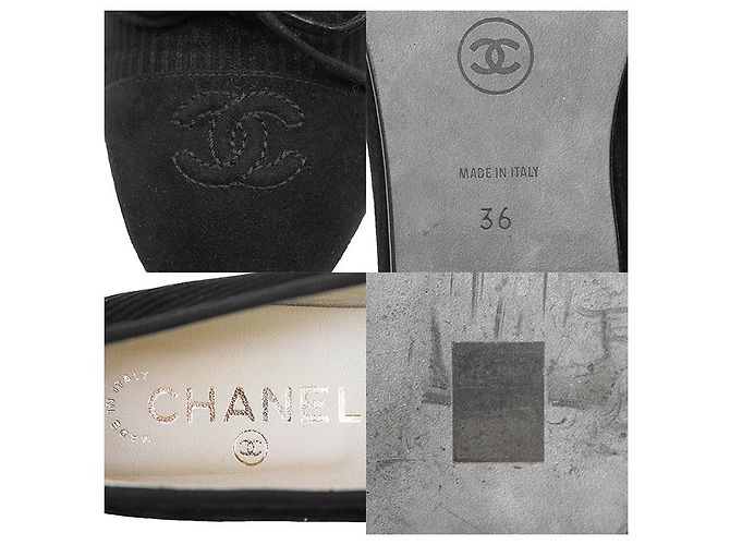 Ballerines en cuir Chanel - vue 10