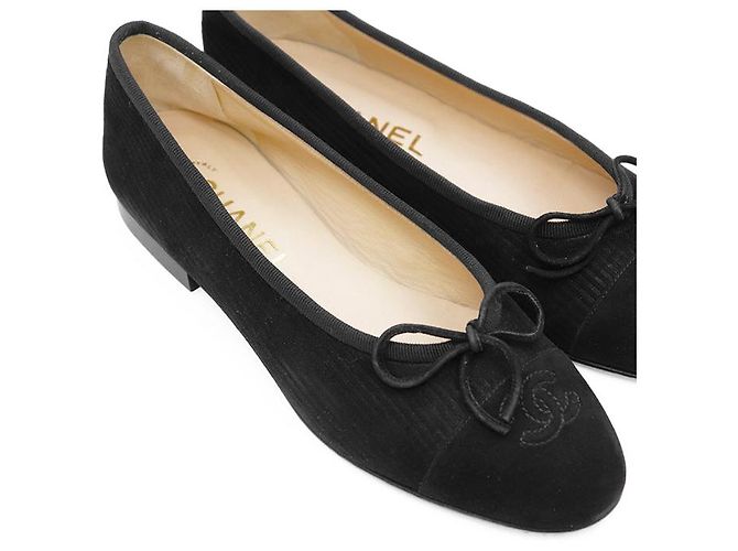 Ballerines en cuir Chanel - vue 3